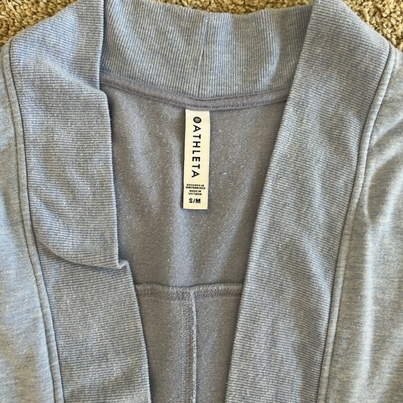 ATHLETA Baby Blue Wrap Cardigan - Picture 3 of 5